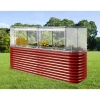 Hochbeetabdeckung Basic 858 mit Erweiterung