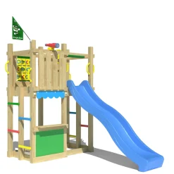 Jungle Gym Spielturm TrailRutsche blau