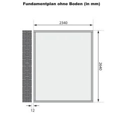 Karibu Blockbohlenhaus Bomlitz 3 terragrau