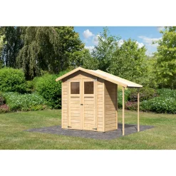 Karibu Blockbohlenhaus Dana naturbelassen