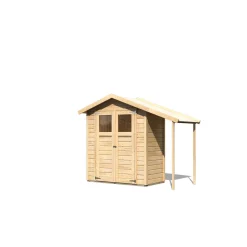 Karibu Blockbohlenhaus Dana naturbelassen