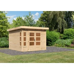 Karibu Blockbohlenhaus Kastorf 6 naturbelassen