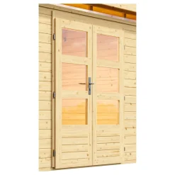 Karibu Blockbohlenhaus Kastorf 6 naturbelassen