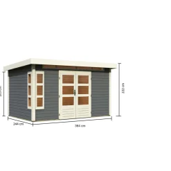 Karibu Blockbohlenhaus Kastorf 7 terra