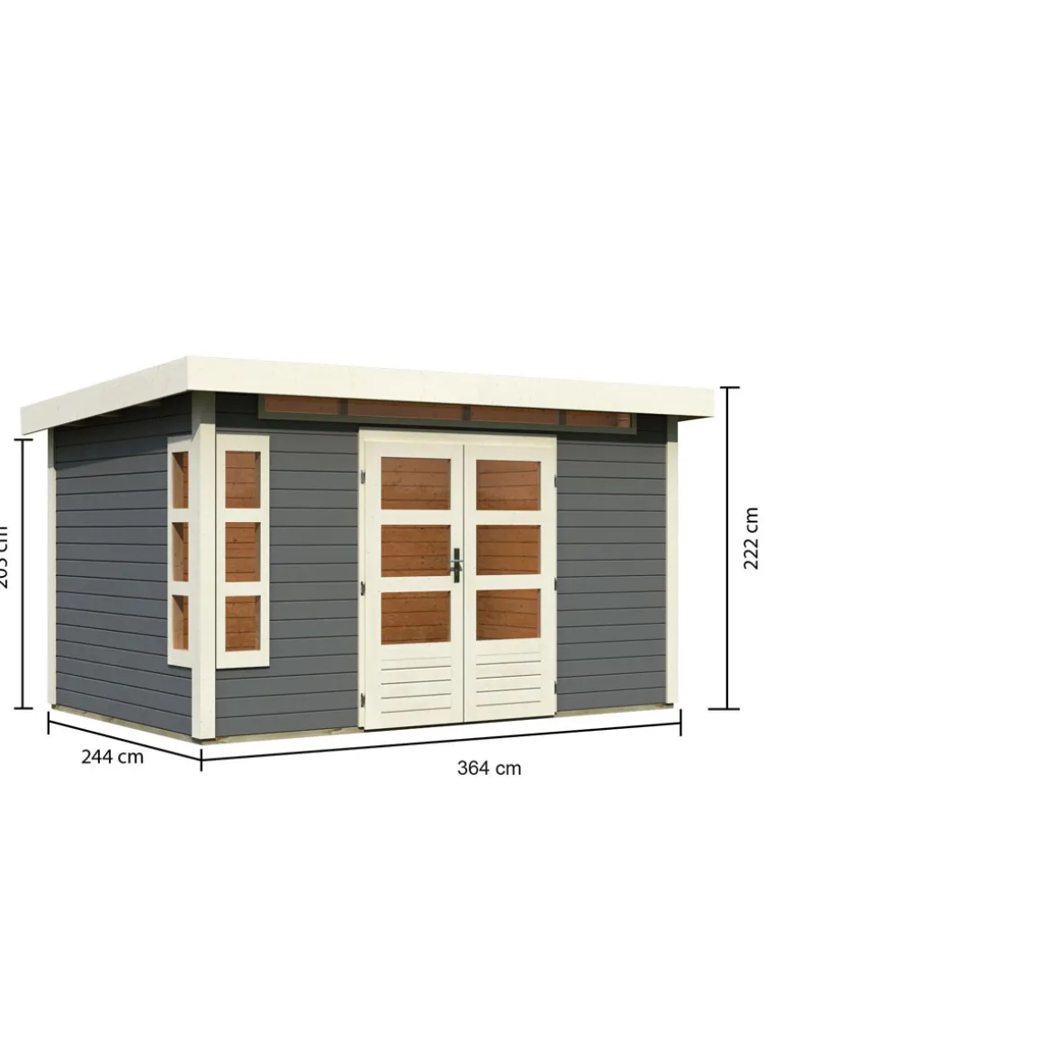 Karibu Blockbohlenhaus Kastorf 7 terra