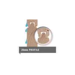 Karibu Blockbohlenhaus Kastorf 6 terragrau