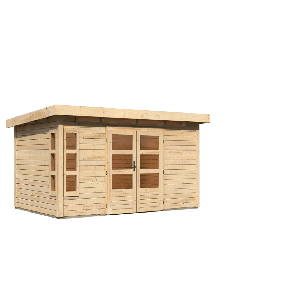 Karibu Blockbohlenhaus Kastorf 7 naturbelassen