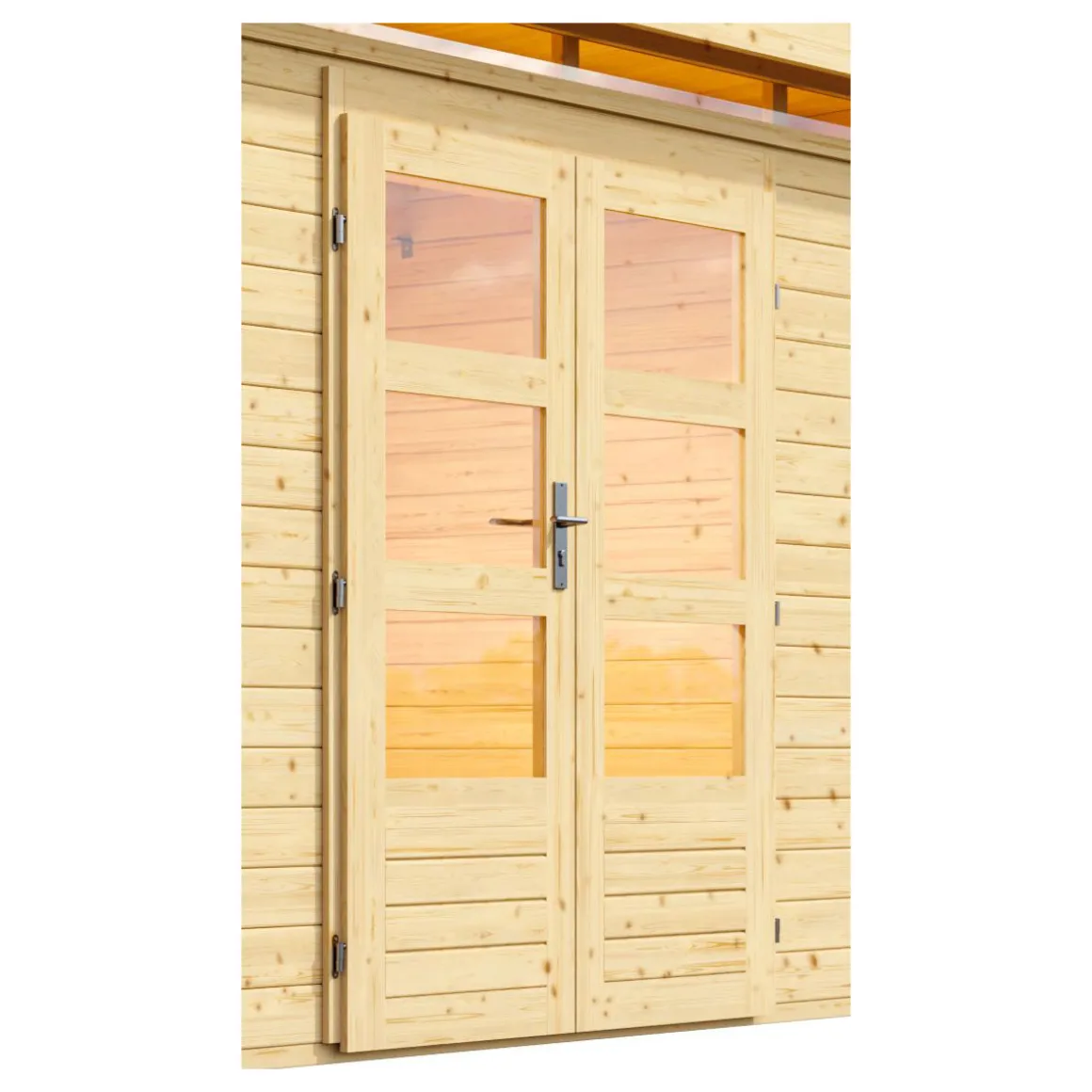 Karibu Blockbohlenhaus Kastorf 7 naturbelassen