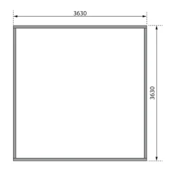 Karibu Blockbohlenhaus Radeburg 3 naturbelassen