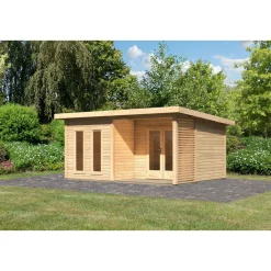 Karibu Blockbohlenhaus Radeburg 5 naturbelassen