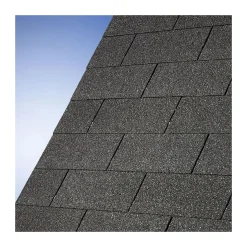 Karibu Schindeln Rechteck schwarz 3 m²