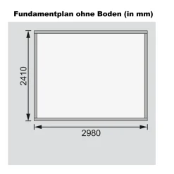 Karibu BBH Askola 5 Set mit Anbaudach terragrau