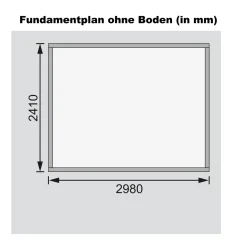 Karibu BBH Askola 5 Set mit Anbaudach terragrau