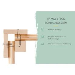 Karibu BBH Askola Set mit Anbaudach terragrau