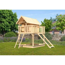 Karibu Fidel und Netzrampe naturbelassen ohne Rutsche