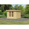 Karibu Gartenhaus Askola naturbelassen 302 x 217 x 211 cm