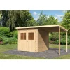 Karibu Gartenhaus Glücksburg 3 naturbelassen