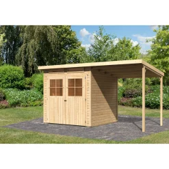 Karibu Gartenhaus Glücksburg 3 naturbelassen