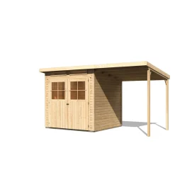 Karibu Gartenhaus Glücksburg 3 naturbelassen