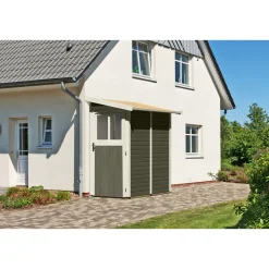 Karibu Gartenhaus Goerlitz terragrau