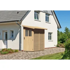 Karibu Gartenhaus Goerlitz naturbelassen