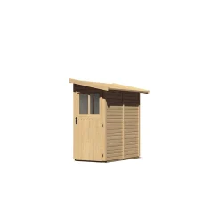 Karibu Gartenhaus Goerlitz naturbelassen