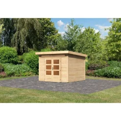 Karibu Gartenhaus Kandem 6 naturbelassen