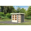 Karibu Gartenhaus Kerko 3 terragrau