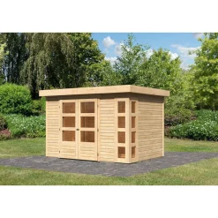 Karibu Gartenhaus Kerko 4 naturbelassen