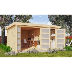 Karibu Gartenhaus Muehlentrup 3 naturbelassen