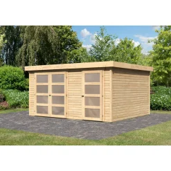 Karibu Gartenhaus Muehlentrup 3 naturbelassen