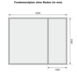 Karibu Gartenhaus Muehlentrup 3 naturbelassen