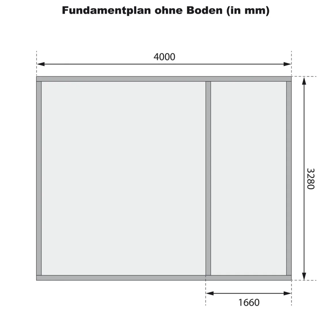 Karibu Gartenhaus Muehlentrup 3 terragrau
