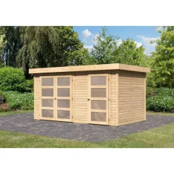 Karibu Gartenhaus Muehlentrup naturbelassen