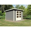 Karibu Gartenhaus Stockach 4 terragrau