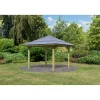 Karibu Holzpavillon Bergen 1/2 265 x 265 x 290 cm