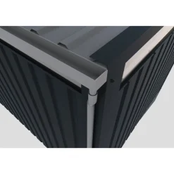 Karibu Metall Gerätehaus Oesten 1,5