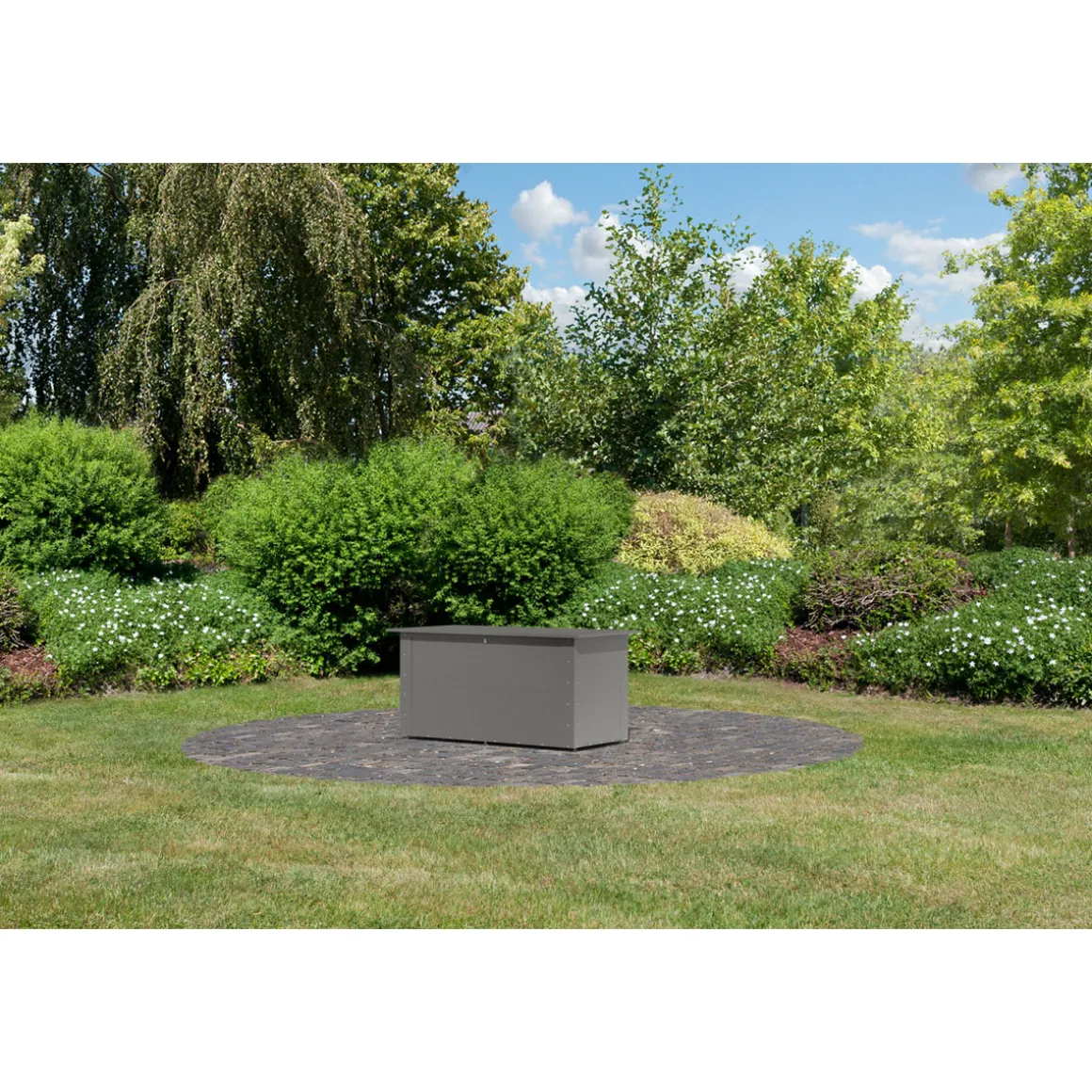 Karibu Metallbox "Himalia 1" graualuminium