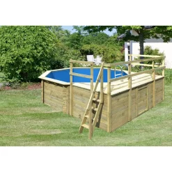 Karibu Pool 2 Variante D inkl Sonnenterrasse