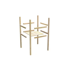 Karibu Stelzen Fidel terragrau ohne Rutsche