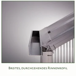 KGT Gewächshaus Lilie III 9,6m² schwarz