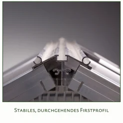 KGT Gewächshaus Orchidee III 9,6m² grün