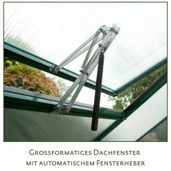 KGT Gewächshaus Rose IV 10m² schwarz