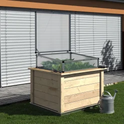 KGT Holz-Hochbeet Woody 130 131 x 79 x 99 cm