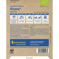 Kiepenkerl Bio-Keimsprossen Gartenkresse Profi-Line