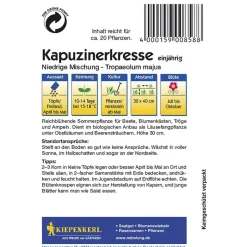 Kiepenkerl Kapuzinerkresse niedrige Mischung