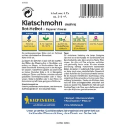 Kiepenkerl Klatschmohn Papaver rhoeas Profi-Line