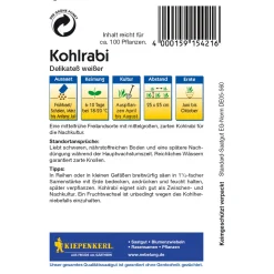Kiepenkerl Kohlrabi Delikateß weiß