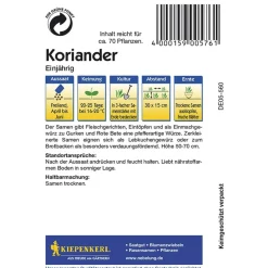 Kiepenkerl Koriander einjährig