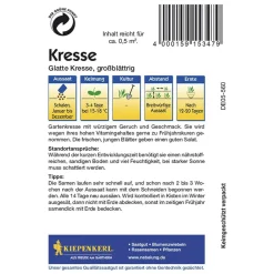 Kiepenkerl Kresse glatte großblättrig